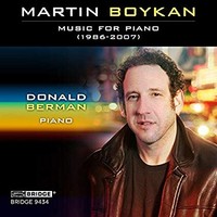 Martin Boykan - Music For Piano - CD - K4Z
