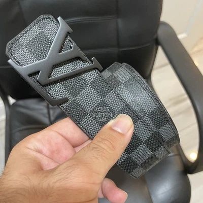 Louis Vuitton Black Belts for Men for sale | eBay