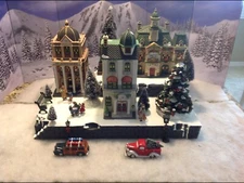 Christmas Village Display Platform Lemax Dept 56 Christmas Inn The City Dickens