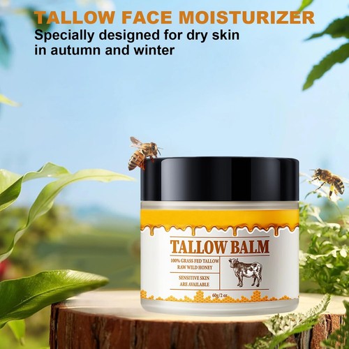 Crema De Cebo De Res Miel 2 Oz Para La Cara y La Piel Sevo Cevo Sebo En Oferta - Picture 4 of 7