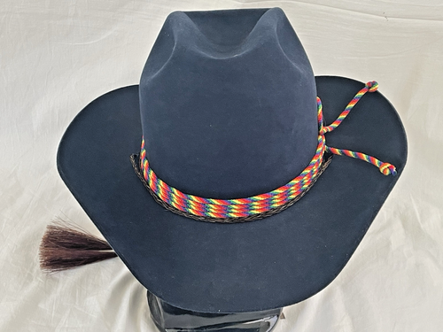 RESISTOL Autoconforme - Cappello The Hot Doggers - Cappello da cowboy 7 1/8 - Navy - Foto 11 di 18
