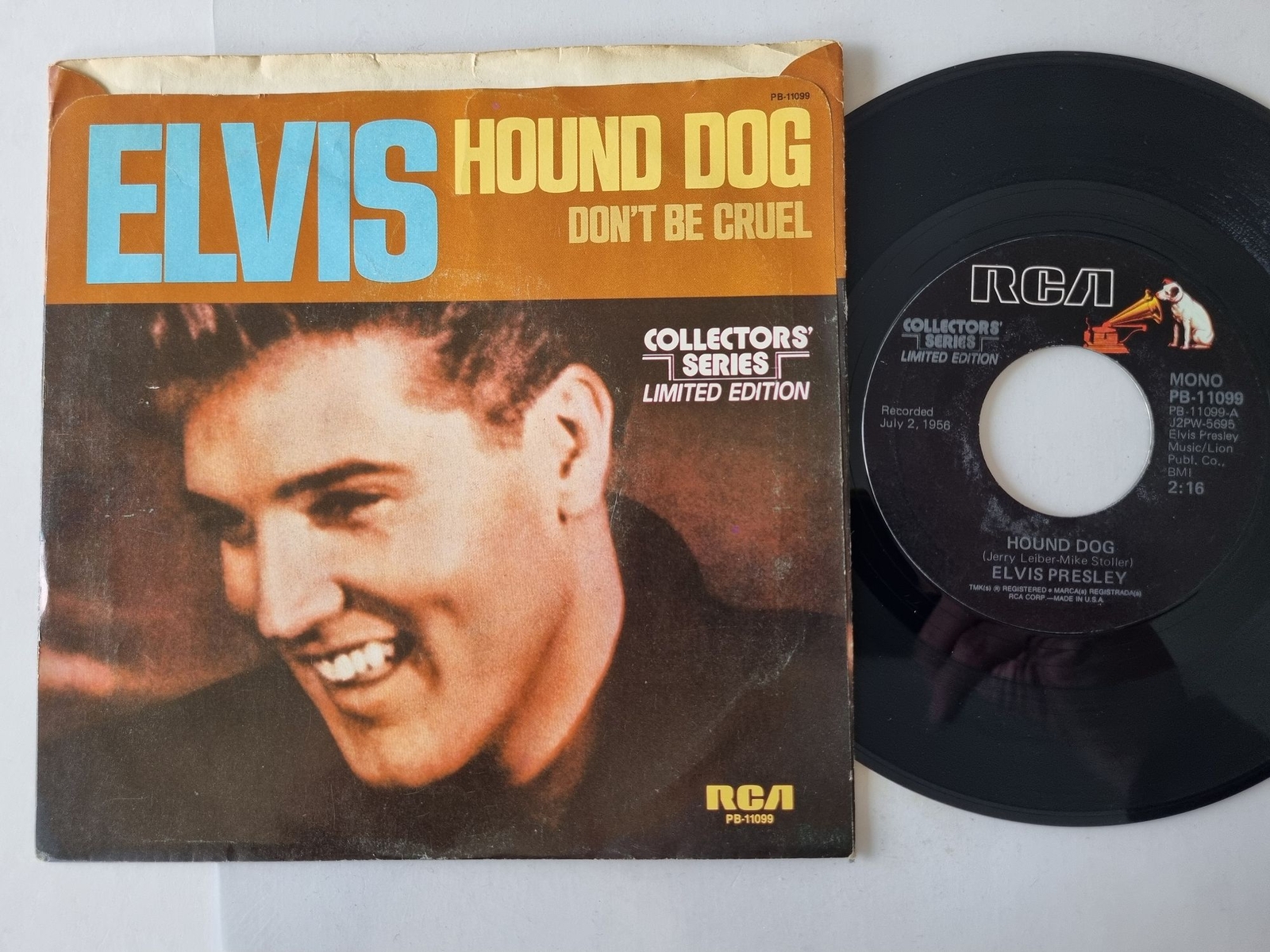 Elvis Presley - Hound Dog / Don't Be Cruel 7'' Vinyl US