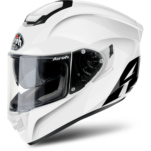 AIROH ST 501 CASCO MOTO INTEGRALE BIANCO - FIBRA HPC | eBay