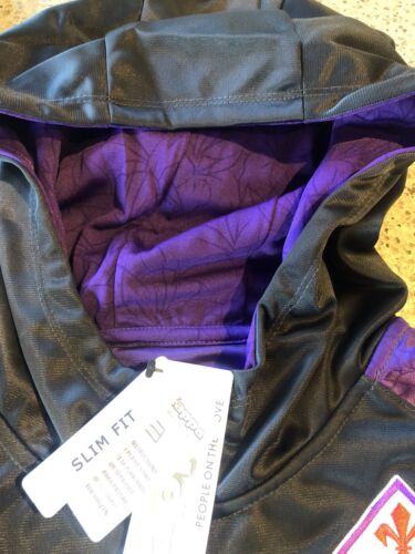 Fiorentina Hooded Player Issue Tracksuit EU 3XL US XL/2XL Kappa Anthracite - Bild 3 von 16