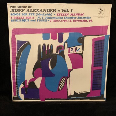 JOSEF ALEXANDER - The Music of... Vol. 1 SERENUS LP with composer ...