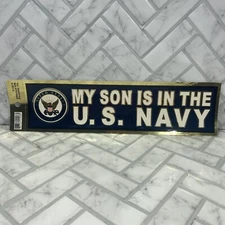 My Son Is In The U.S. Navy Bumper Sticker Mitchell Proffitt Co. D145-N