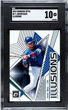 2019 Panini Donruss Optic #7 Javier Baez Illusions SGC 10 Gem Mint