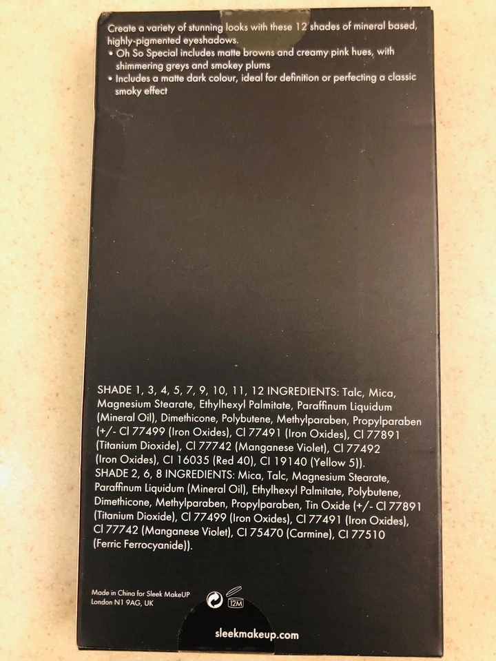 Sleek MakeUP i-Divine Oh So Special 658 Mineral Based Eyeshadow 12-shade Palette - Image 2 of 3