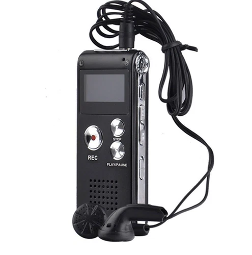 Digital Voice Recorder Dictaphone Audio Sound Recorder Mini Small Spy Lecture - Picture 12 of 13