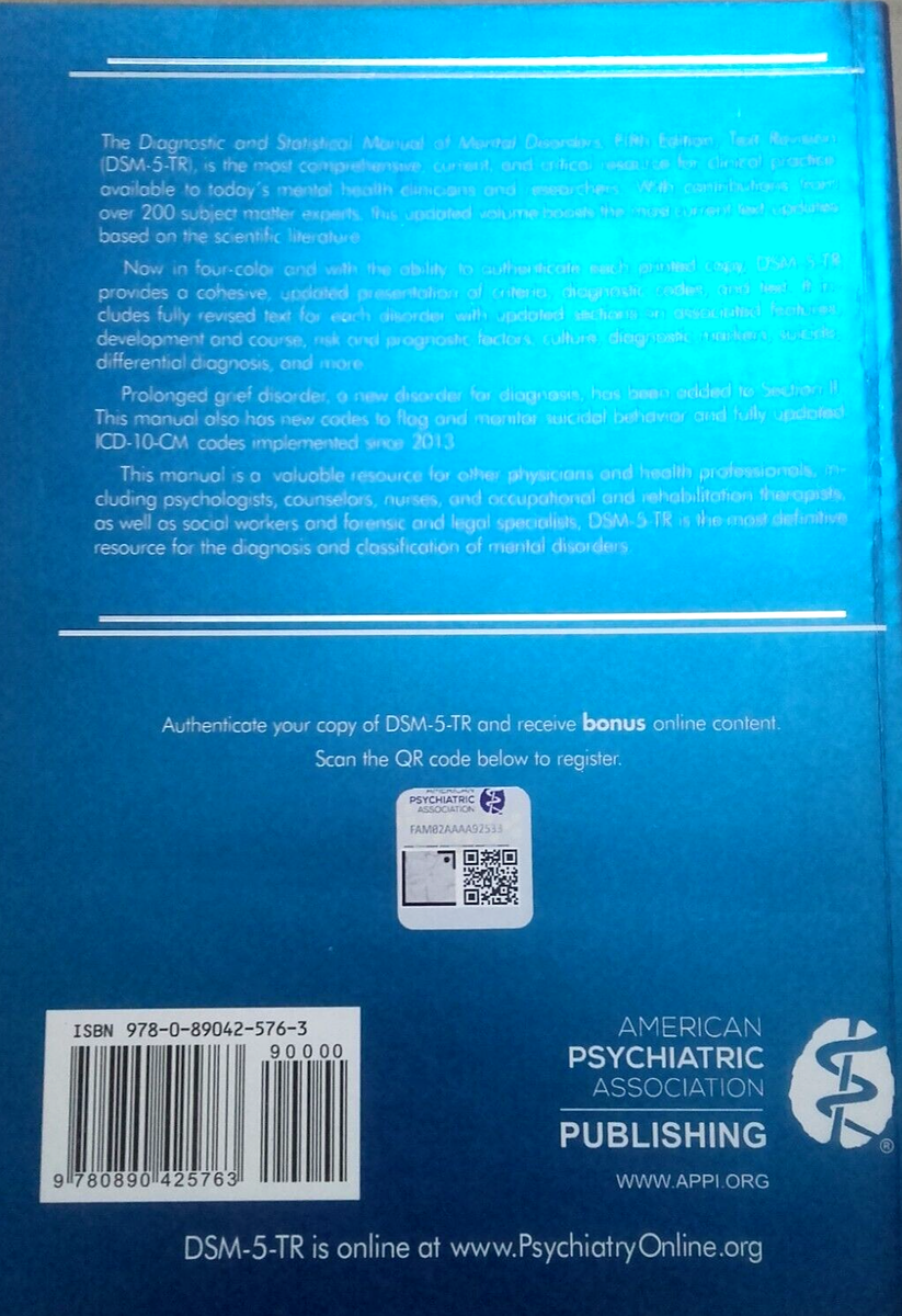 DSM-5 TR Paperback+DESK reference from DSM-5-TR 5th Edition