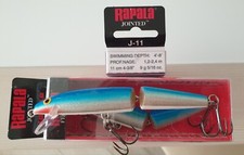 RAPALA JOINTED 11 cm 9 gr FLOATING J-11  B COLOR BLUE FIUME LAGO SILURO