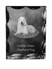 Perro Pastor de Asia Central,Alabay, Alabai marco de cristal con perro Art-Dog