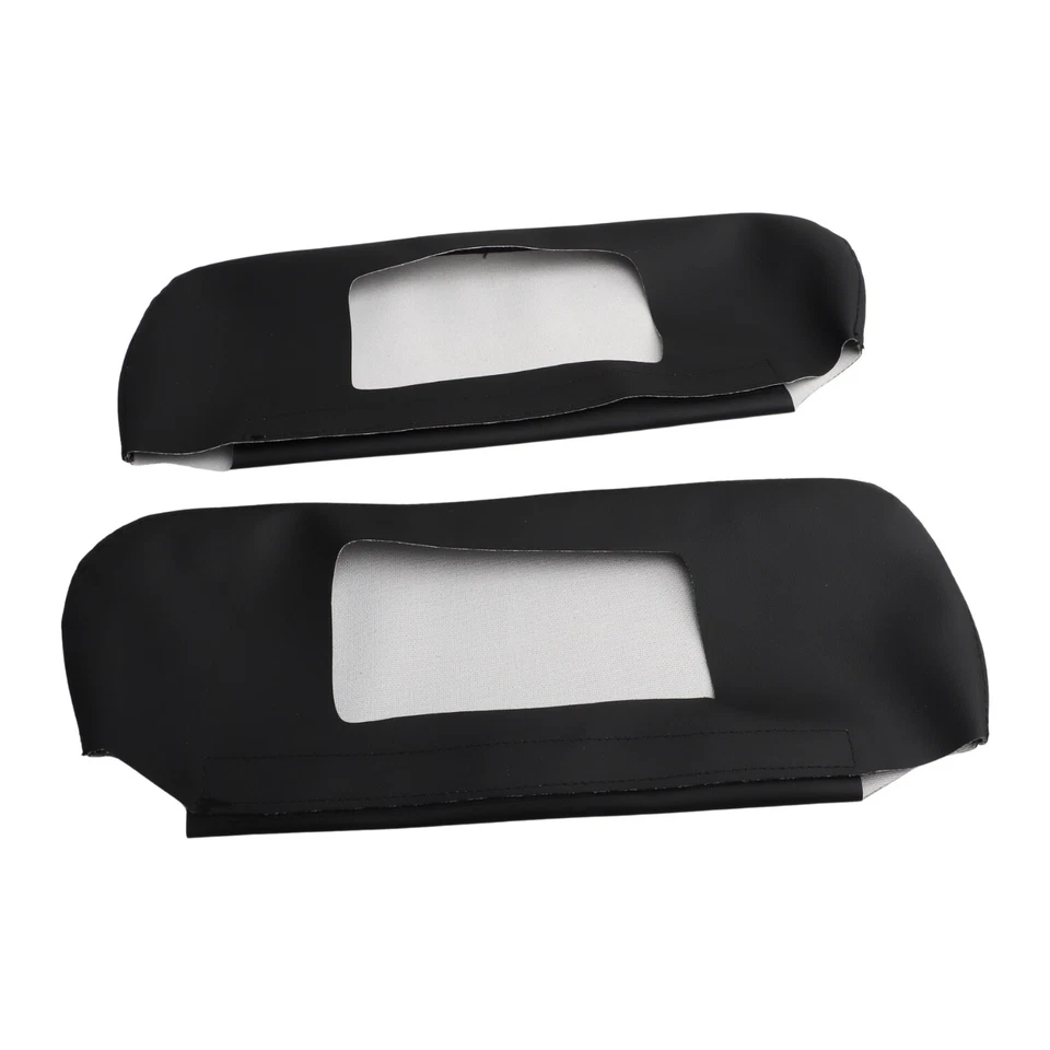 New 2x LH+RH Sun Visor Replacement Cover Leather Fit for Pontiac Firebird - Image 4 of 4