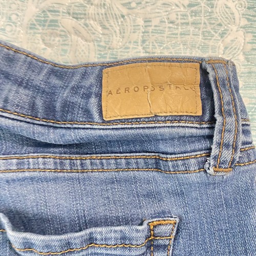 Aeropostale Jeggings Women's Size 6 Low Rise Stretch Blue Denim - Picture 4 of 4