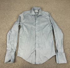 Calvin Klein slim fit non iron Herren HemdGr. 34/35, 15 1/2 blau #121