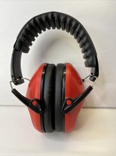 Vanderfields Kids Protective Ear Muffs Red 26 Decibels Foldable