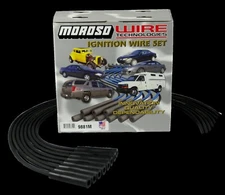 Moroso 9881M Universal Unassembled Spark Plug Distributor Wires w/ Straight Boot