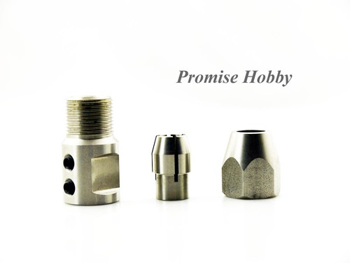 Flex Collet Coupler for 8mm Motor Shaft & 1/4" (6.35mm) Flex Cable RC Model Boat - Picture 5 of 5