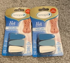 Lot of 2 Packs Amope Pedi Perfect Nail Care Heads NEW 
