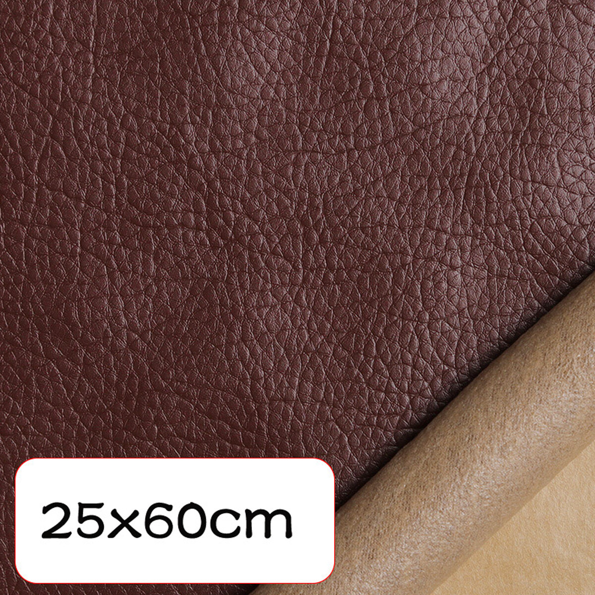 25X60cm Leather Repair Kit Filler Vinyl DIY Car Seat Patch Sofa Rips Holes US