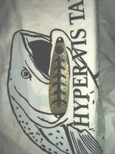 High Percentage Salmon Trolling Spoon With Hyper Vis Tape Not Paint 4 3/4”