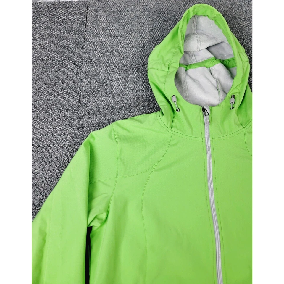 Black Diamond Jacket Women's XL Green Hooded Ski Soft Shell Lined Performance - Image 3 of 4