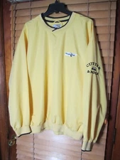 Hampton Creek TN Cutter & Buck Men's XL Yellow Long Sleeve Pullover Windbreaker