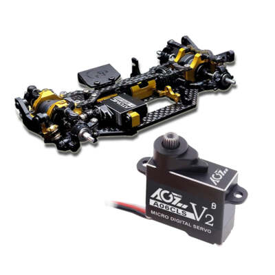 ATOMIC SG Shaft Drive Chassis 1/28スケール Atomic 1/28 DRZ3 MP RWD Drift Chassis Kit w/o Electronic
