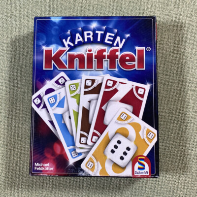 Karten Kniffel - Vollständig Kartenspiel Familienspiel Kinder Schmidt