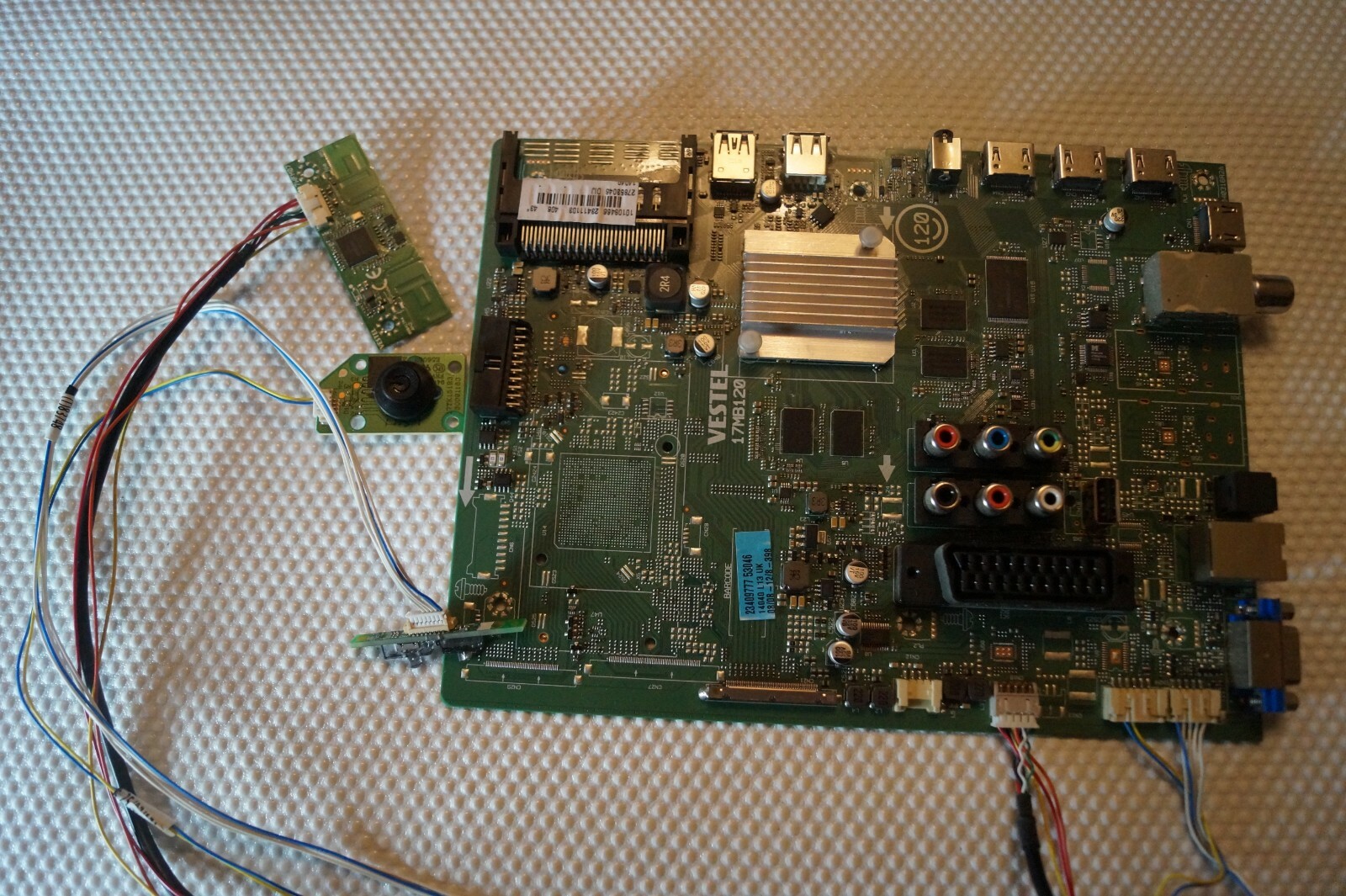 MAIN BOARD 17MB120 23411103 FOR 43"" HITACHI 43HK6T74U LED TV, VES430QNDL-2D-N11