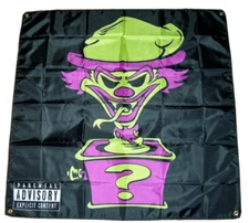 INSANE CLOWN POSSE 4'X4' FLAG BANNER ICP RIDDLE BOX FAST SHIPPING