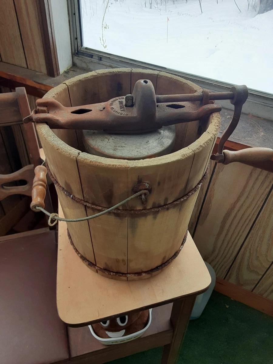 Wooden ice hotsell cream bucket