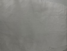White LInen Blend DAMASK Tablecloth 50 x 80
