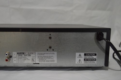 TEAC PD-D700 5-Disc Compact Disc CD Player - For Parts Or Repair - Picture 11 of 12