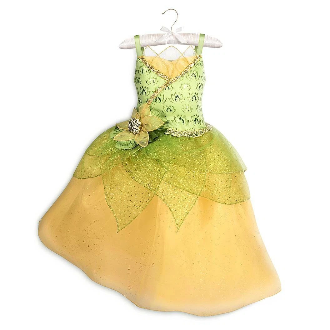 Princess Tiana Dress Princess and the Frog Costume Princess Tiana Tutu  Dress 