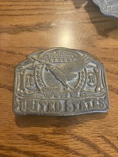 Vintage United States of America 1776-1976 Bicentennial Eagle Belt Buckle USA