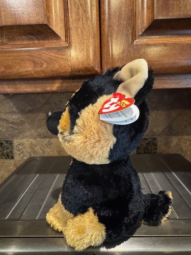TY Beanie Boos SPIRIT the German Shepherd (Glitter Eyes) (Medium - 9") 2021 New - Picture 2 of 7