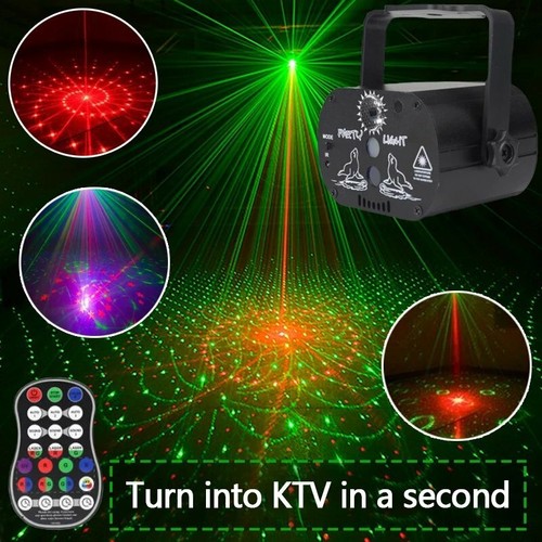 Disco Projector 240 Patterns Laser Stage Lighting LED RGB Disco Party DJ Lights - Picture 2 of 12