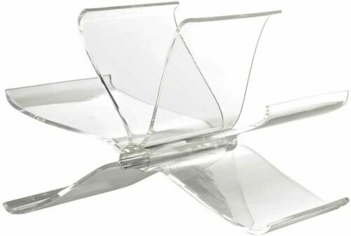 Sgabello Portariviste Umbra Magino - In Acrilico Trasparente, Design Moderno E Multifunzione - Foto 11