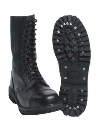 Invader 14 hole boots gothic boots leather boots leather boots 