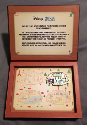 Disney London Around The World Disney Movie Rewards Pin & Box 101 Dalmatians DMR