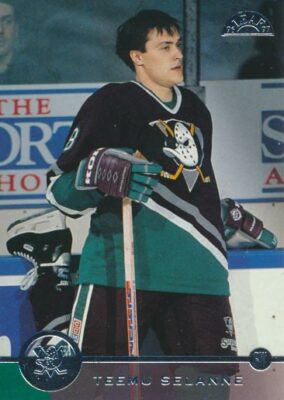 1996-97 Leaf #52 TEEMU SELANNE - Anaheim Mighty Ducks