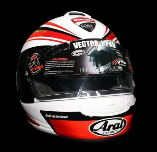 DUCATI VECTOR-2 USA MOTORCYCLE RACING/RIDING HELMET 981040196 TOURING STREET - Picture 1 of 2