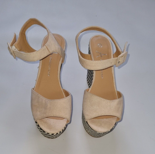 DAMEN KEDGE ABSATZ SCHUHE VON ATMOSPHERE IN GRÖSSE 4 BRANDNEU - Bild 2 von 7