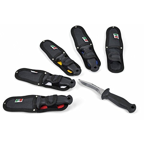 (TG. Dimensioni del prodotto) Nero Best Divers Coltello Sharpy, Lama Inox, 9 cm, (TG. Dimensioni del prodotto) Nero Best Divers Coltello Sharpy, Lama Inox, 9 cm,