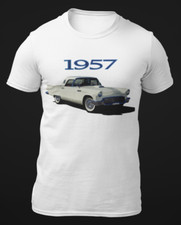 1957 Ford Thunderbird American Classic Car Short-sleeve T-shirt 1957 Ford Thunderbird American Classic Car Short-sleeve T-shirt
