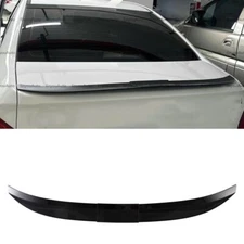 For Kia Rio UNIVERSAL Adjustable Rear Spoiler Trunk Roof Tail Wing Black