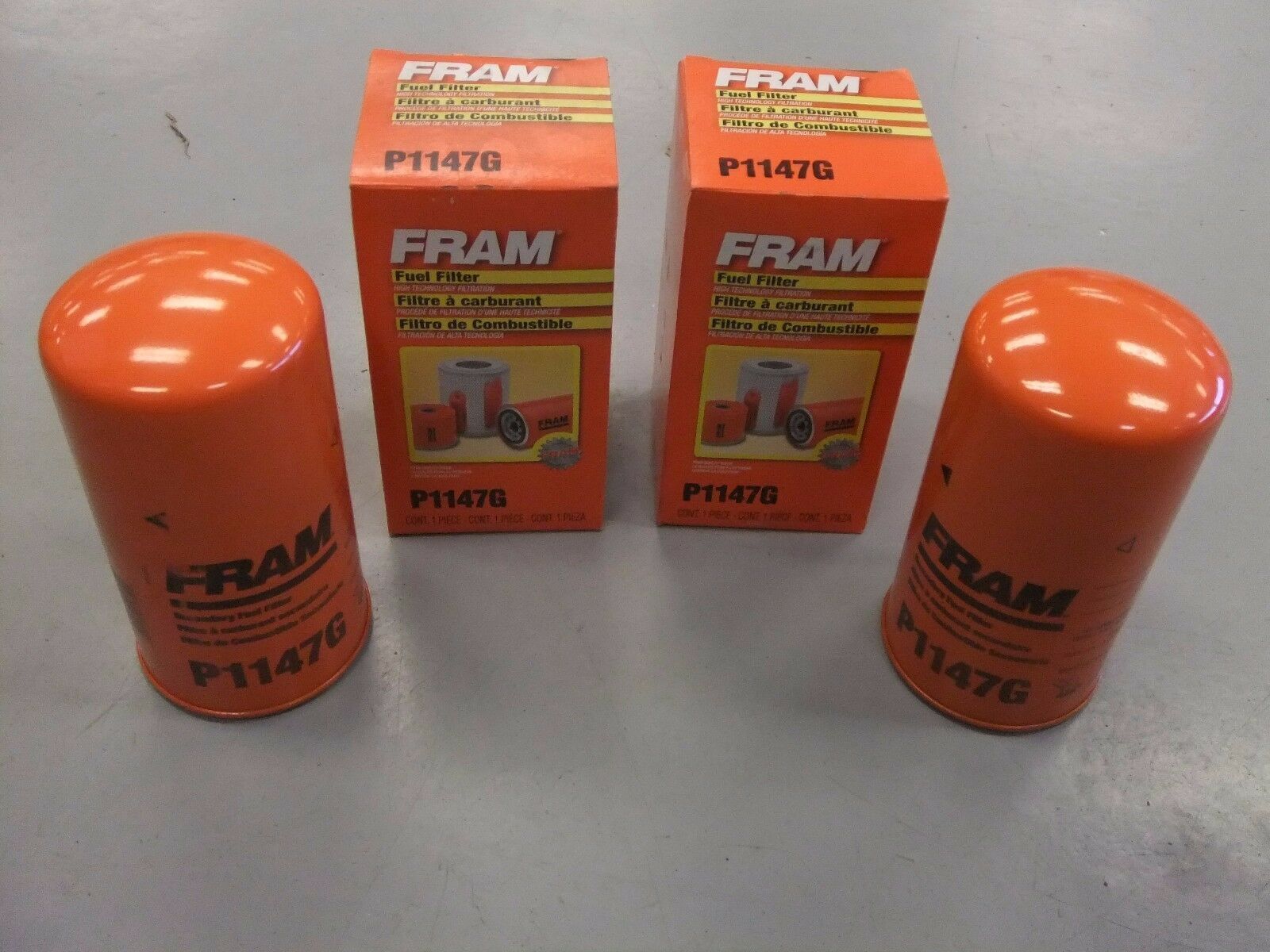 FRAM P1147G- Fuel Filters - **Lot Of Two**