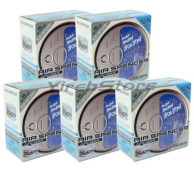 Air Spencer A24 Cartridge Clear Squash Scent 5-pk  Car Air Freshener Eikosha JDM