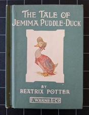 Tales of Jemima Puddle-Duck Beatrix Potter 1936 Hardcover w/ DJ